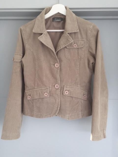 Blazer in ribfluweel / Medium - 38, Kleding | Dames, Maat 38/40 (M), Charter, Ophalen of Verzenden, Zo goed als nieuw
