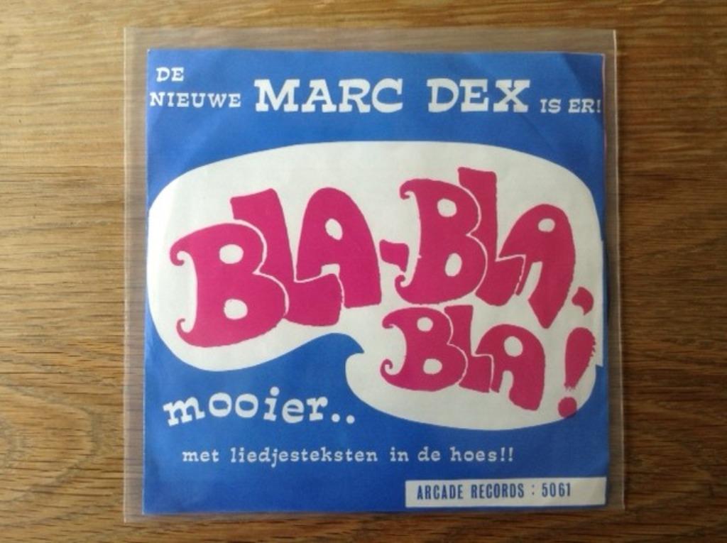 single marc dex, Cd's en Dvd's, Vinyl Singles, Nederlandstalig, 7 inch, Ophalen of Verzenden