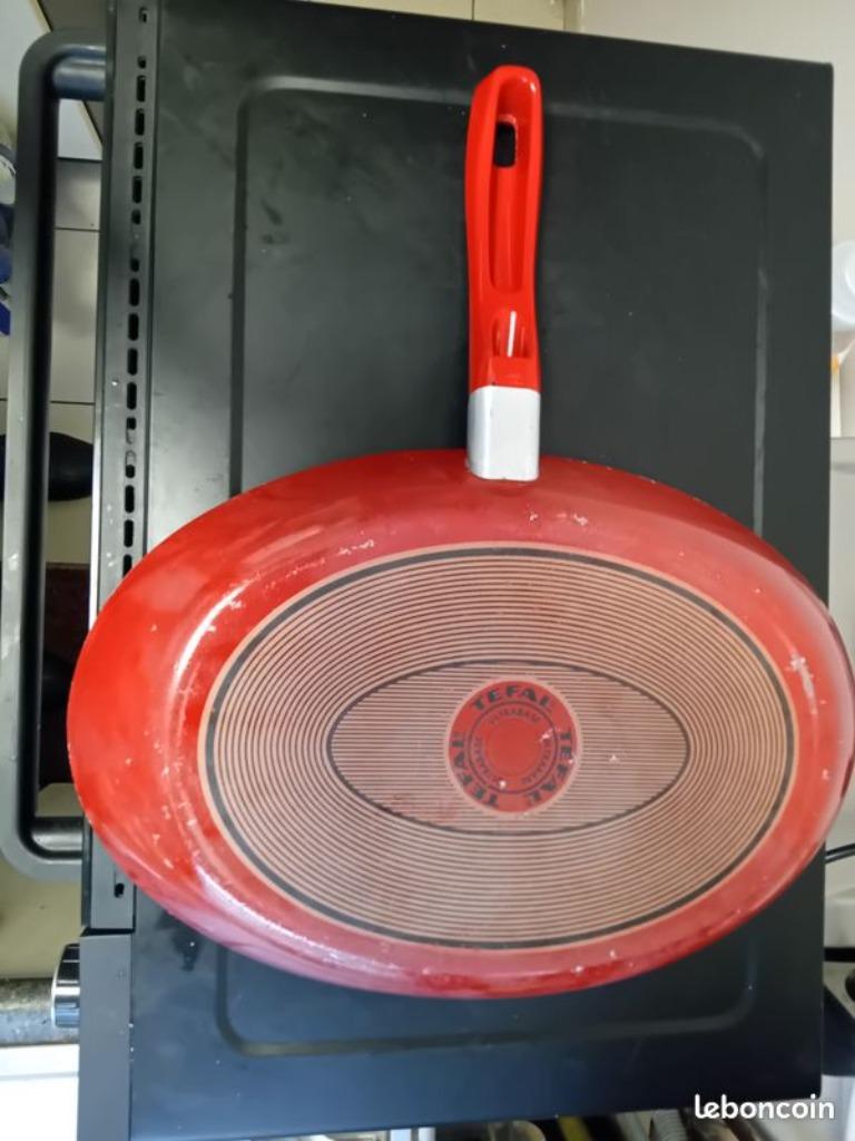 Tefal vispan, Ophalen of Verzenden, Gebruikt, Overige materialen, Koekenpan of Braadpan