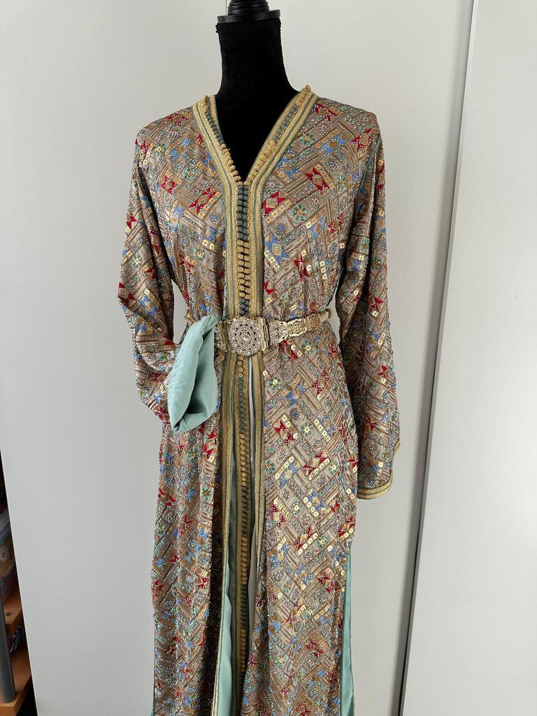NOUVELLE robe marocaine 2 pièces, fabriquée à la main, Enlèvement ou Envoi, Comme neuf