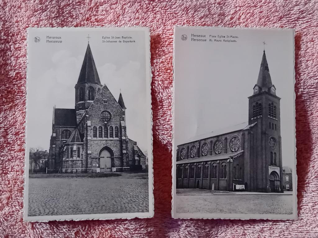Ancienne Cartes postale vierge de Herseaux, Enlèvement ou Envoi, Avant 1920, Non affranchie, Hainaut