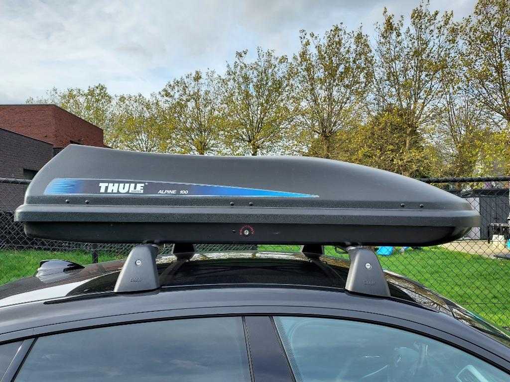 Thule dakkoffer te huur, Ophalen, Gebruikt