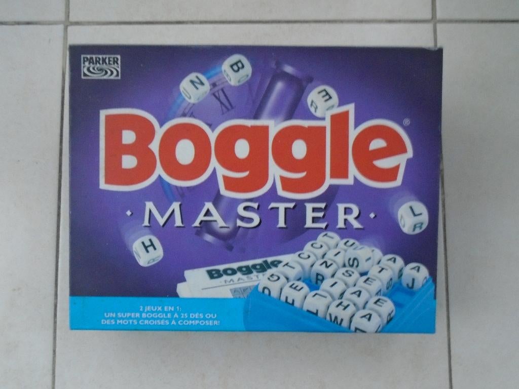 Jeu de société - Boggle - Parker 2 versions dans la boite, Hobby en Vrije tijd, Vijf spelers of meer, Ophalen of Verzenden, Gebruikt