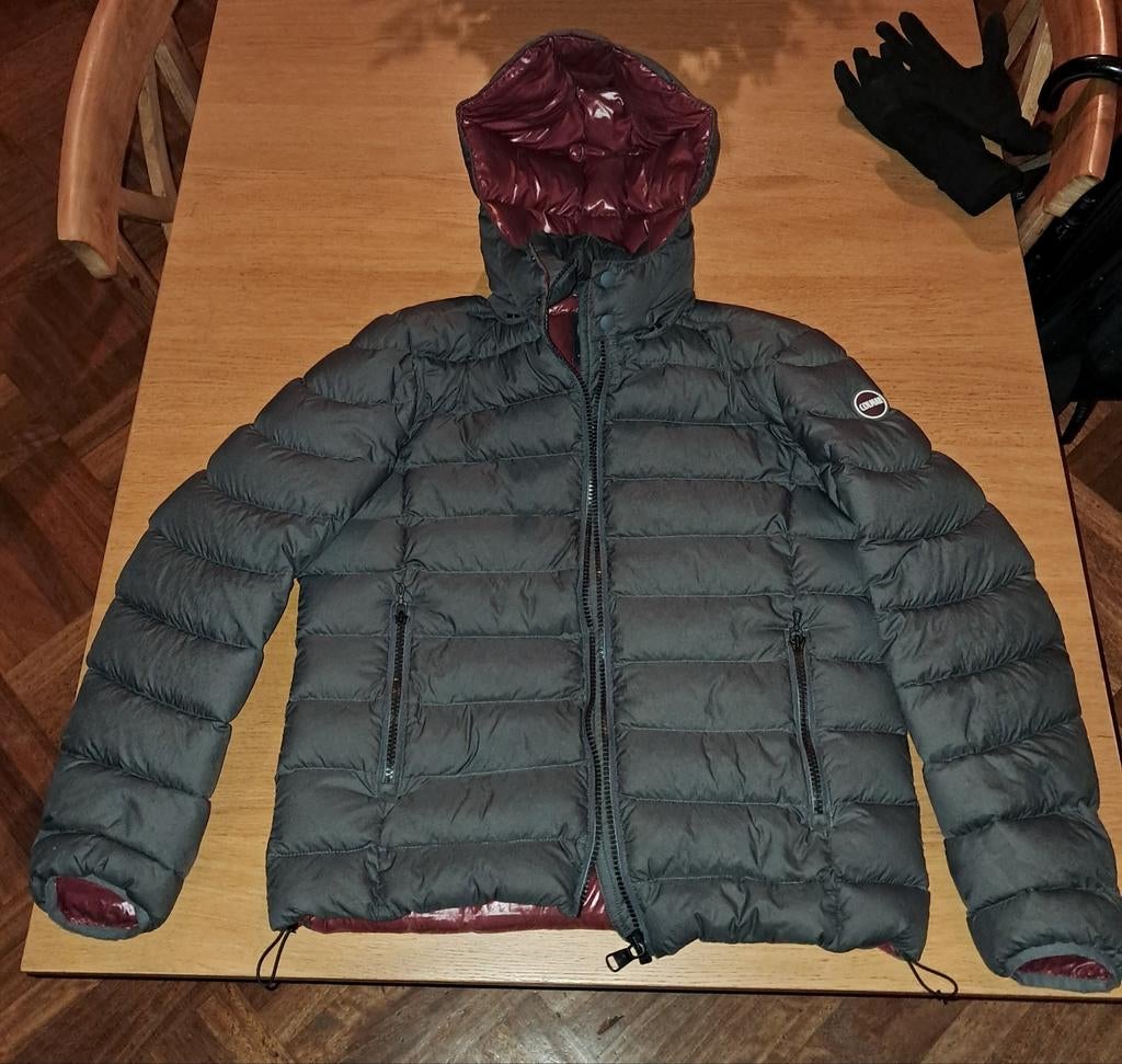 COLMAR - Veste duvet canard gris (homme taille L / 52), Gris, Enlèvement ou Envoi, COLMAR, Taille 52/54 (L)