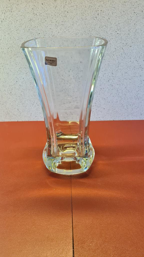 Vase Luminarc - modèle Académie - ht 25 cm, Maison & Meubles, Enlèvement ou Envoi, Neuf, Verre, Moins de 50 cm