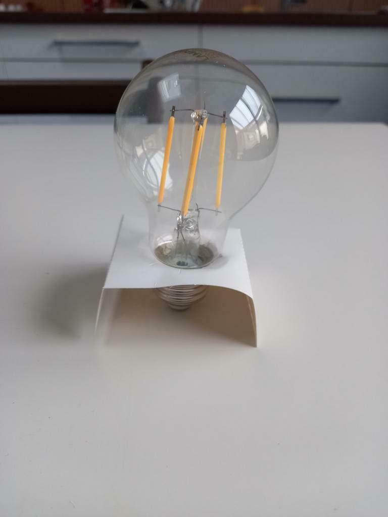 LED filament lamp, E27, 8W, 2 stuks beschikbaar, Huis en Inrichting, Led-lamp, 60 watt of meer, Nieuw, E27 (groot)