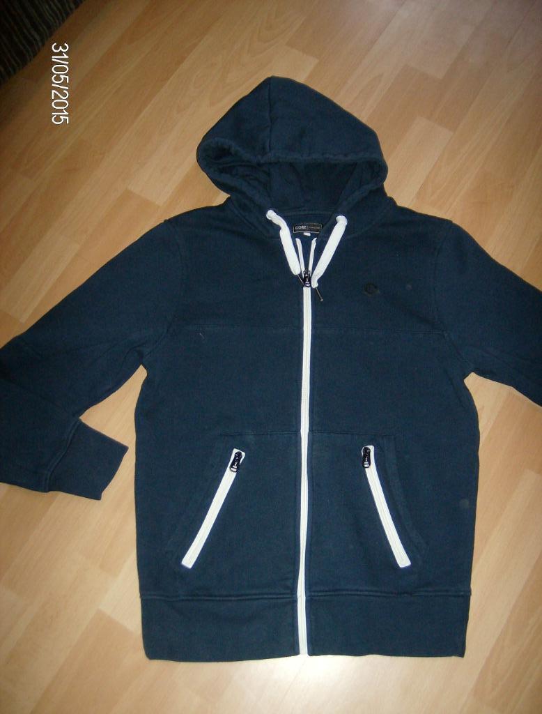 Trui met kap blauw merk jack and jones - maat s, Blauw, Ophalen of Verzenden, Gedragen, Jack & Jones
