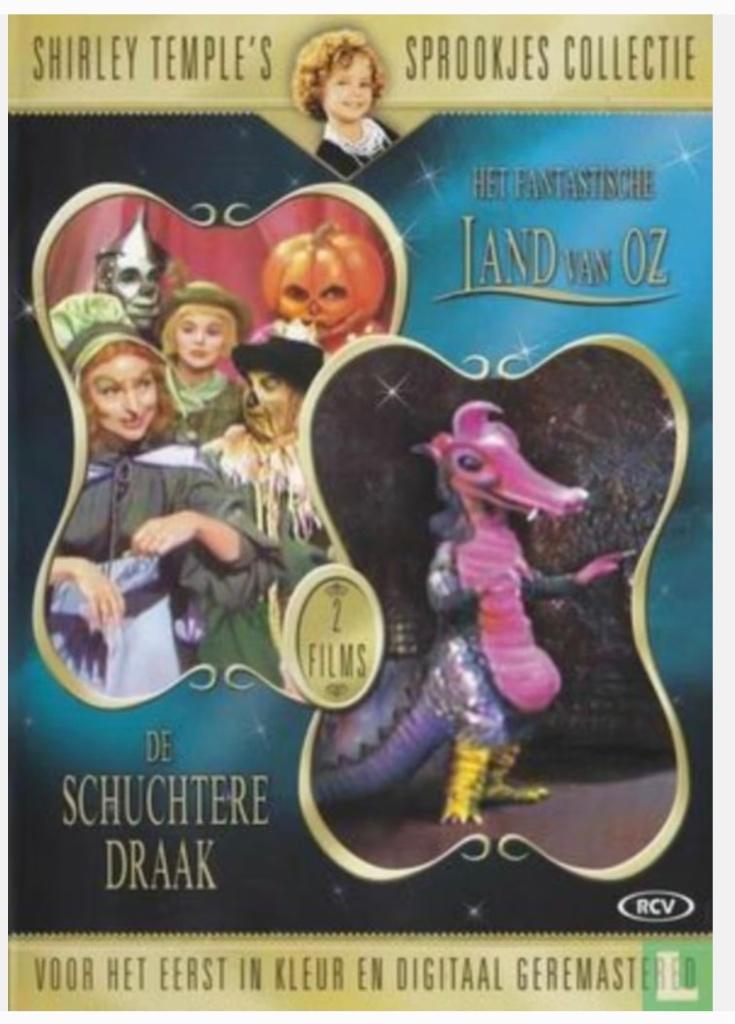 Shirley Temple - het land van oz - de schuchtere draak, Alle leeftijden, Ophalen of Verzenden, Film