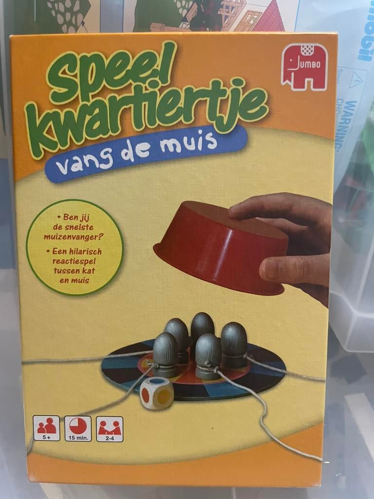 speelkwartiertje vang de muis, Ophalen, Zo goed als nieuw
