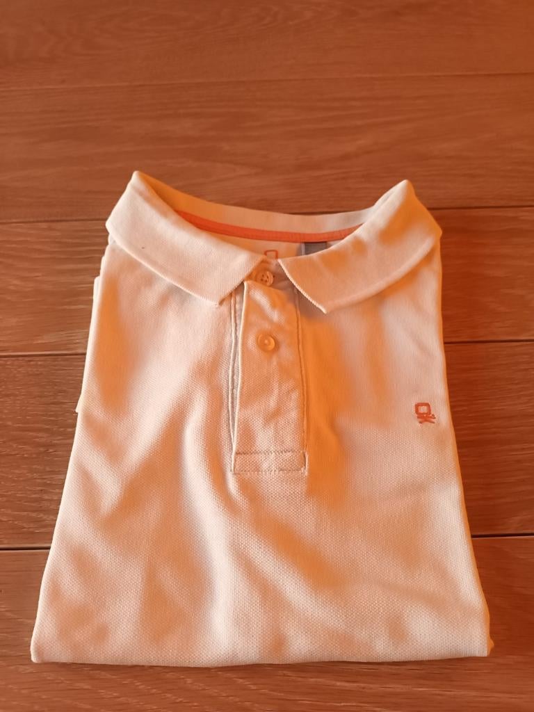 Polo blanc Okaidi 12ans, Garçon ou Fille, Enlèvement ou Envoi, Utilisé, Okaidi