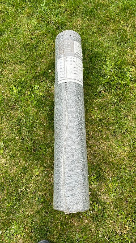 Rouleau treillis galvanisé, Neuf, 20 mètres ou plus, Treillis
