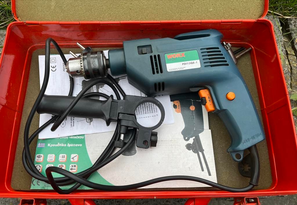 Klopboormachine Worx- NIEUW, Doe-het-zelf en Bouw, Gereedschap | Boormachines, Ophalen of Verzenden, Nieuw, Boormachine