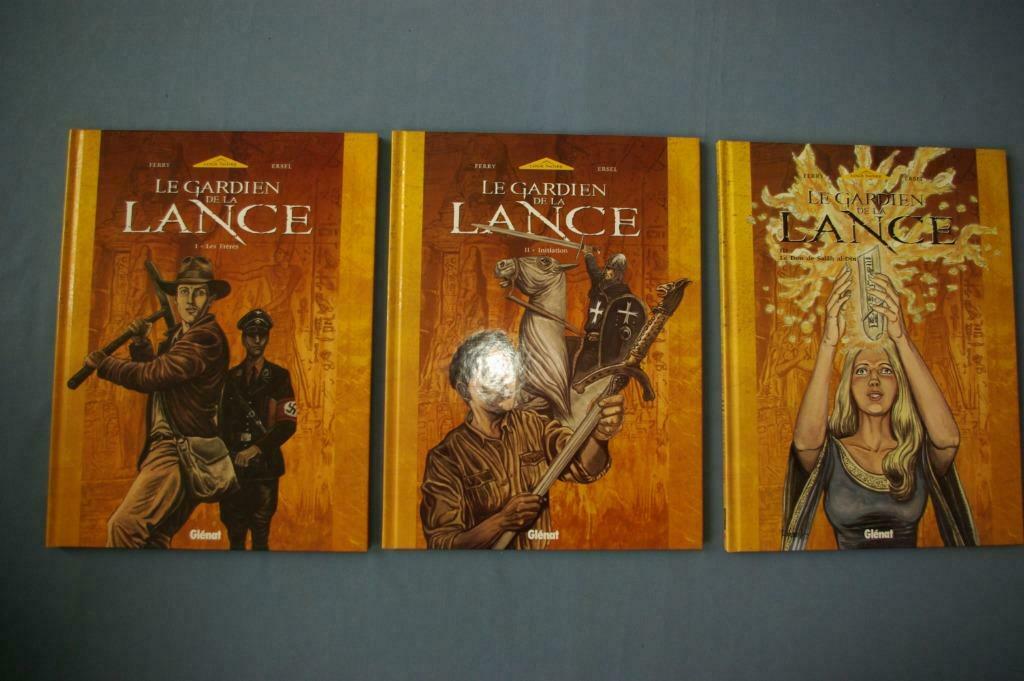 LE GARDIEN DE LA LANCE BD 3 premiers en EO Ed Glénat, Plusieurs BD, Enlèvement ou Envoi, Neuf, Ersel & Ferry