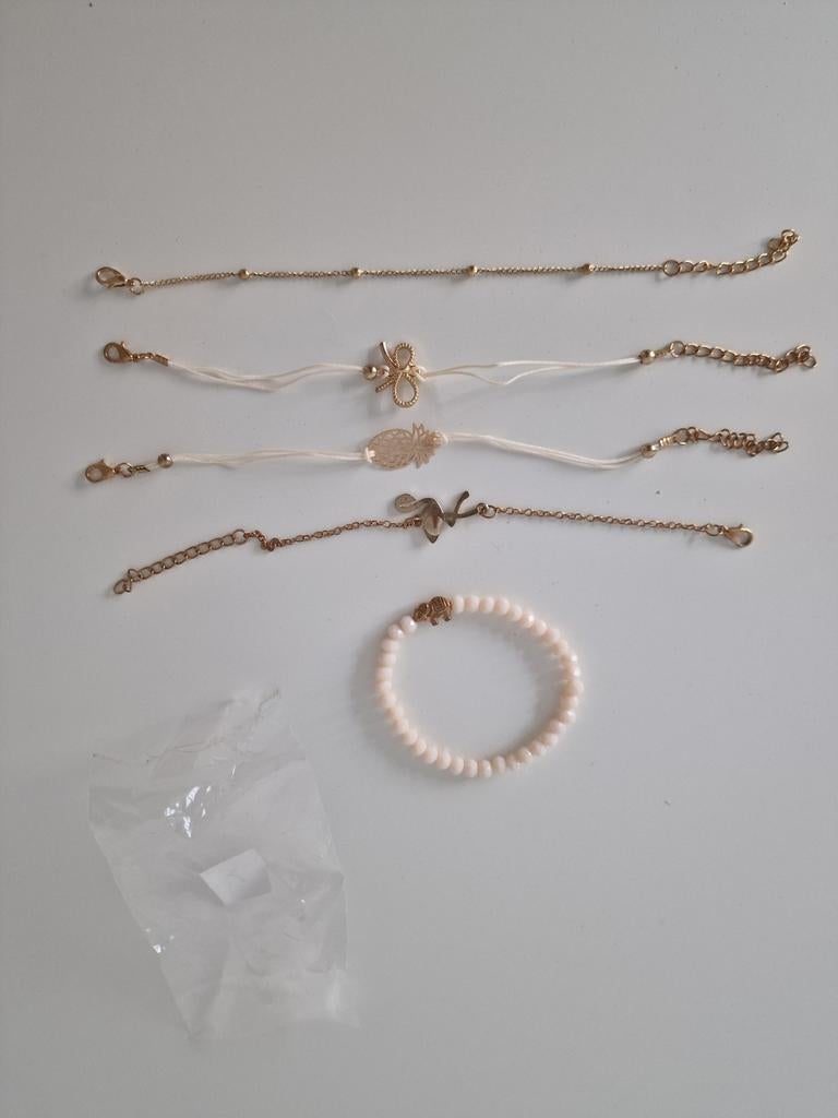 Set armbanden, Ophalen, Nieuw, Wit
