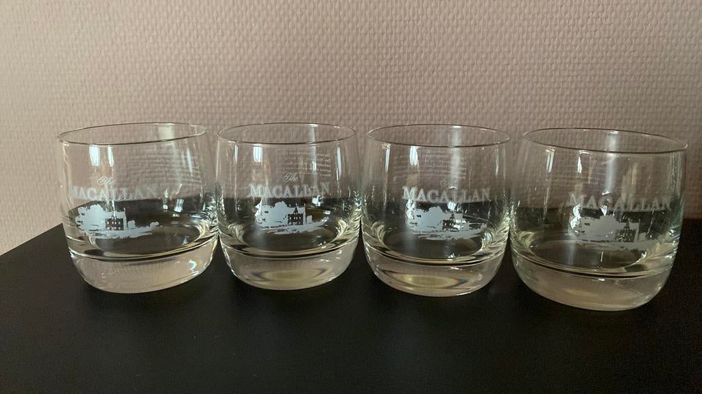the Macallan whisky glazen 3,55€ per stuk, Verzamelen, Ophalen, Nieuw