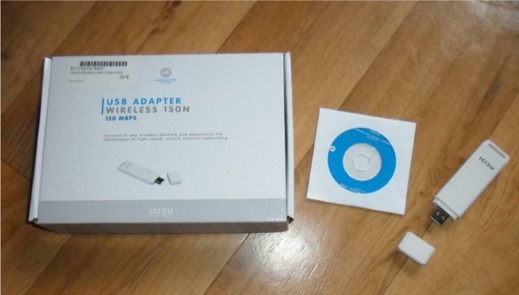 cidu usb adapter wireless 150n 150 mbps, Informatique & Logiciels, Enlèvement ou Envoi, Comme neuf