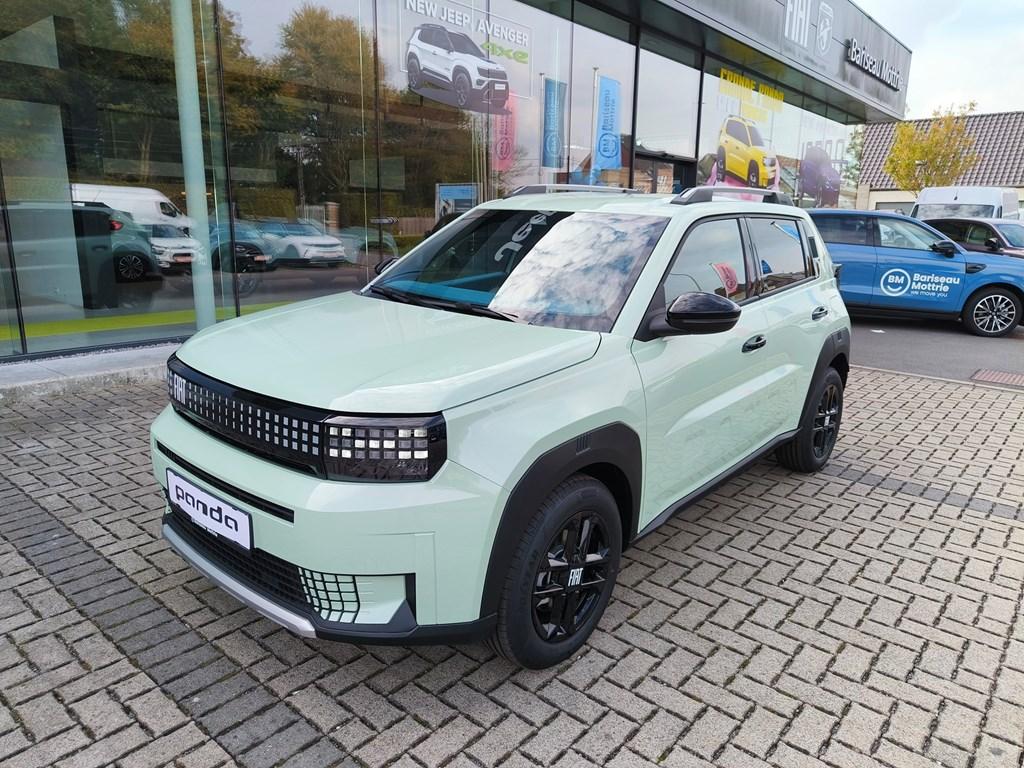 Fiat New Panda GRANDE HYBRID ICON * CARPLAY * PARKEERSENSOR, Auto's, Fiat, Automaat, Panda, Parkeersensor, Blauw