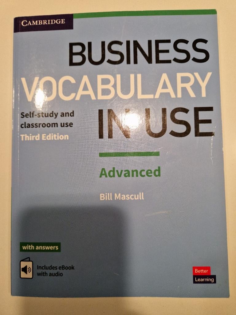 Business vocabulary in use. Advanced, Boeken, Ophalen of Verzenden
