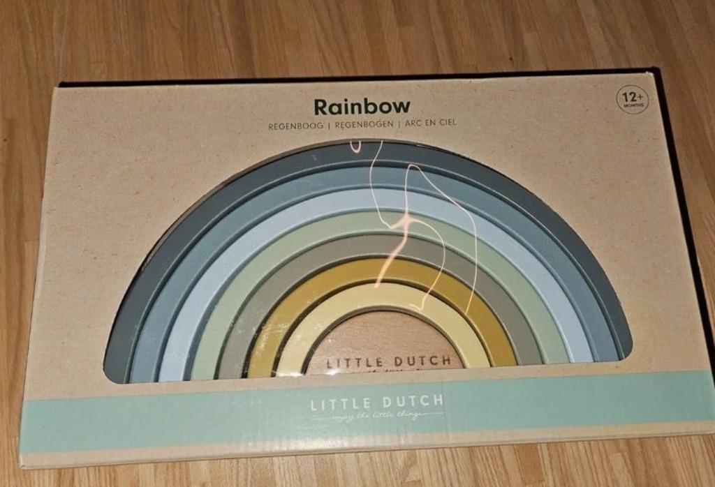 Stapel regenboog, Kinderen en Baby's, Speelgoed | Houten speelgoed, Ophalen of Verzenden, Nieuw, Overige typen