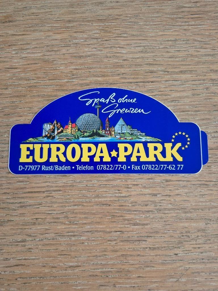 Sticker Europa Park "spass ohne grenzen", Ophalen of Verzenden, Zo goed als nieuw