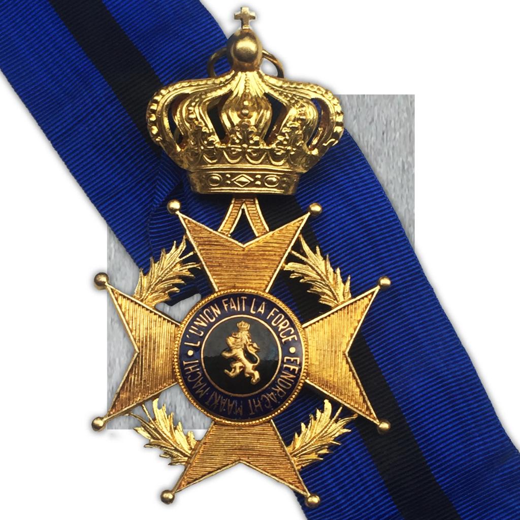 🚨 ABL: ZELDZAME ORIGINELE TWEETALIGE ORDE LEOPOLD II, Verzenden, Landmacht, Lintje, Medaille of Wings
