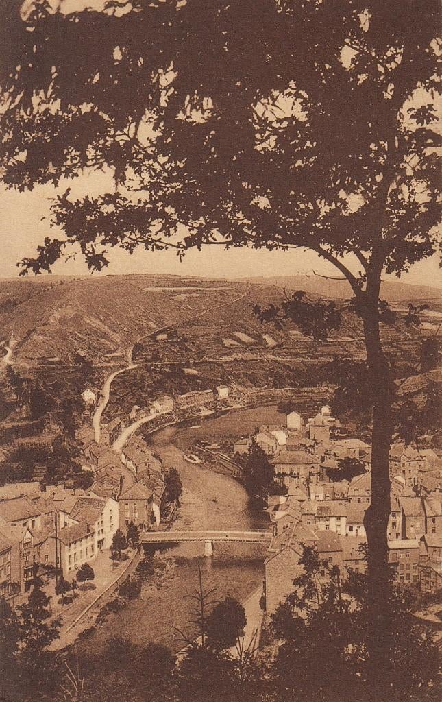 1932 - BELGIQUE - La Roche-en-Ardenne : L'Ourthe - Dester, Envoi, 1920 à 1940, Affranchie, Luxembourg