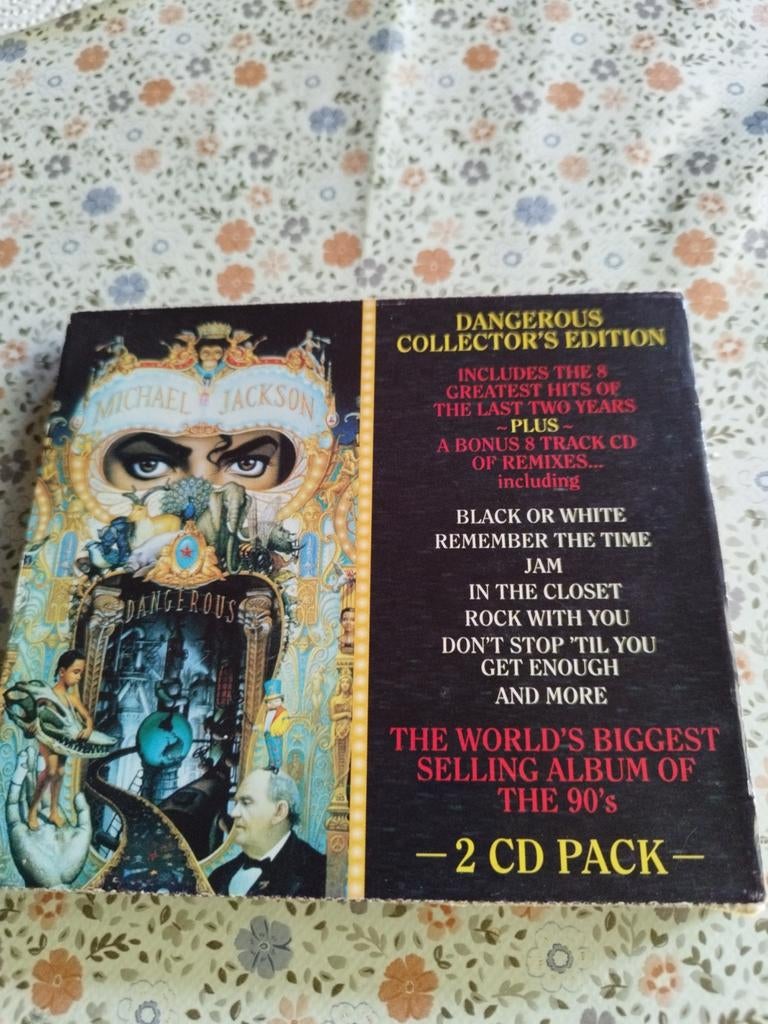 Michael Jackson 2 CD pack Dangerous, Enlèvement