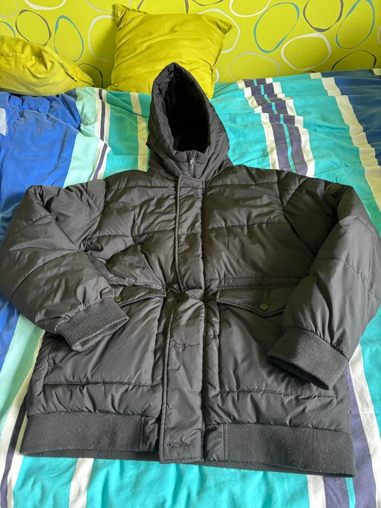 Herenwinterjas maat XL Pier One in zeer goede staat, Zwart, Maat 56/58 (XL), Pier One, Ophalen of Verzenden