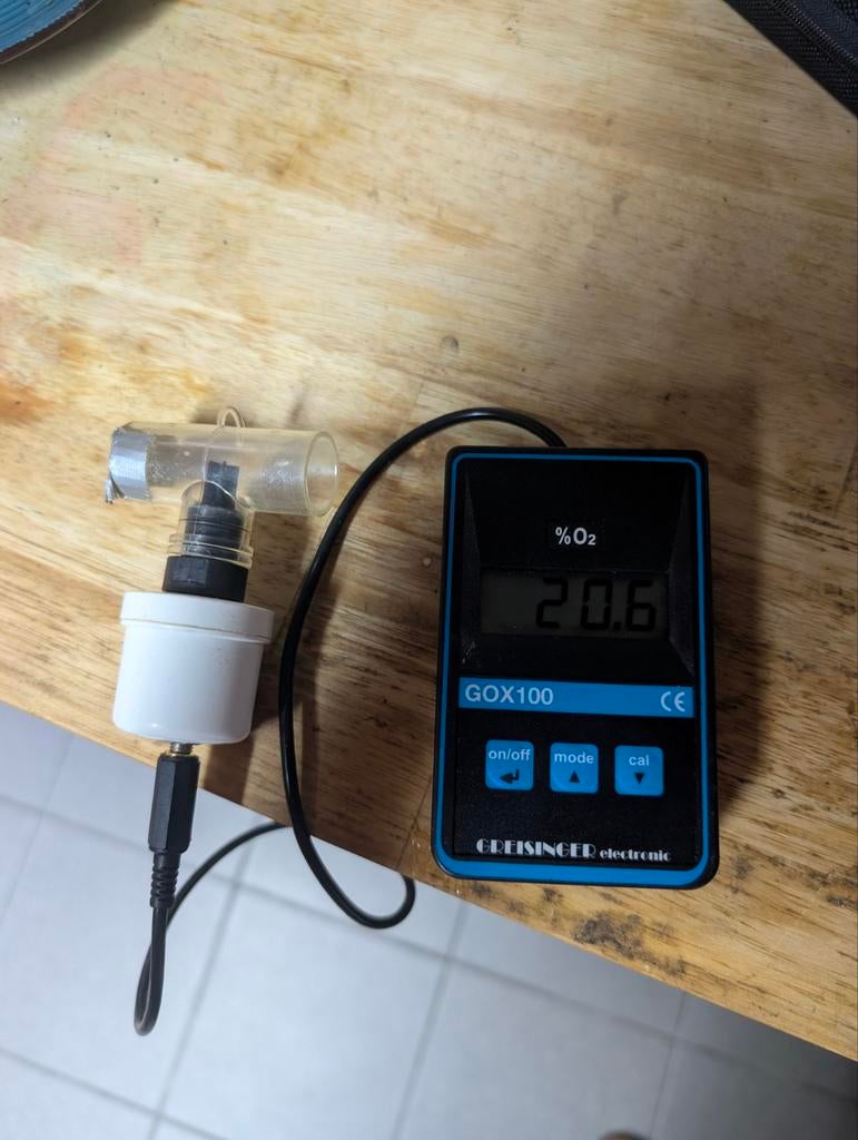 Compteur d'oxygène GOX 100 NITROX., Enlèvement
