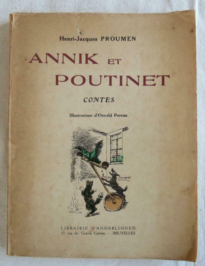 Littérature Belge Henri Jacques Proumen lot 3 livres, Antiquités & Art, Enlèvement ou Envoi