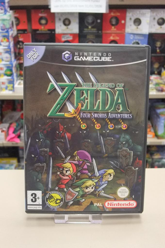 The Legend of Zelda: Four Swords Adventure cib gamecube hol, Nintendo, Enlèvement ou Envoi, Aventure et Action, Utilisé