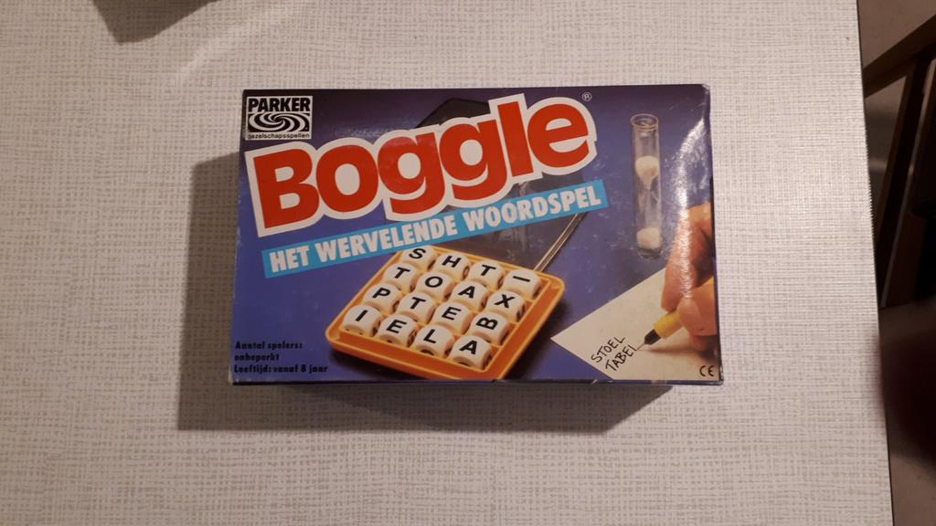 Boggle woordspel, Hobby en Vrije tijd, Ophalen of Verzenden, Zo goed als nieuw, Parker