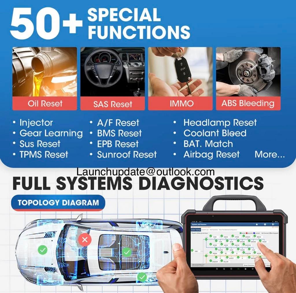 Launch diagnose X431 Pro Xtreme uitlees computer tablet OBD, Auto-onderdelen, Ophalen of Verzenden, BMW