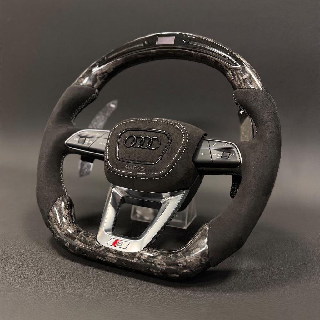 Audi alcantara forged carbon stuur compleet S RS upgrade, Auto-onderdelen, Ophalen of Verzenden, Nieuw, Audi
