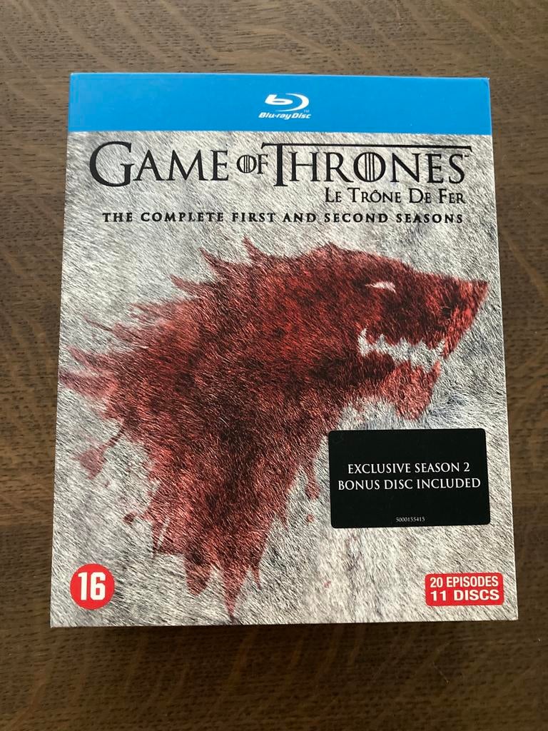 Game of Thrones seizoen 1&2 - Blu-ray, Ophalen of Verzenden, Zo goed als nieuw