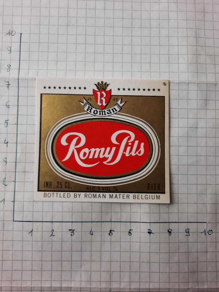 Romy Pils 5 %, Verzamelen, Ophalen of Verzenden, Nieuw