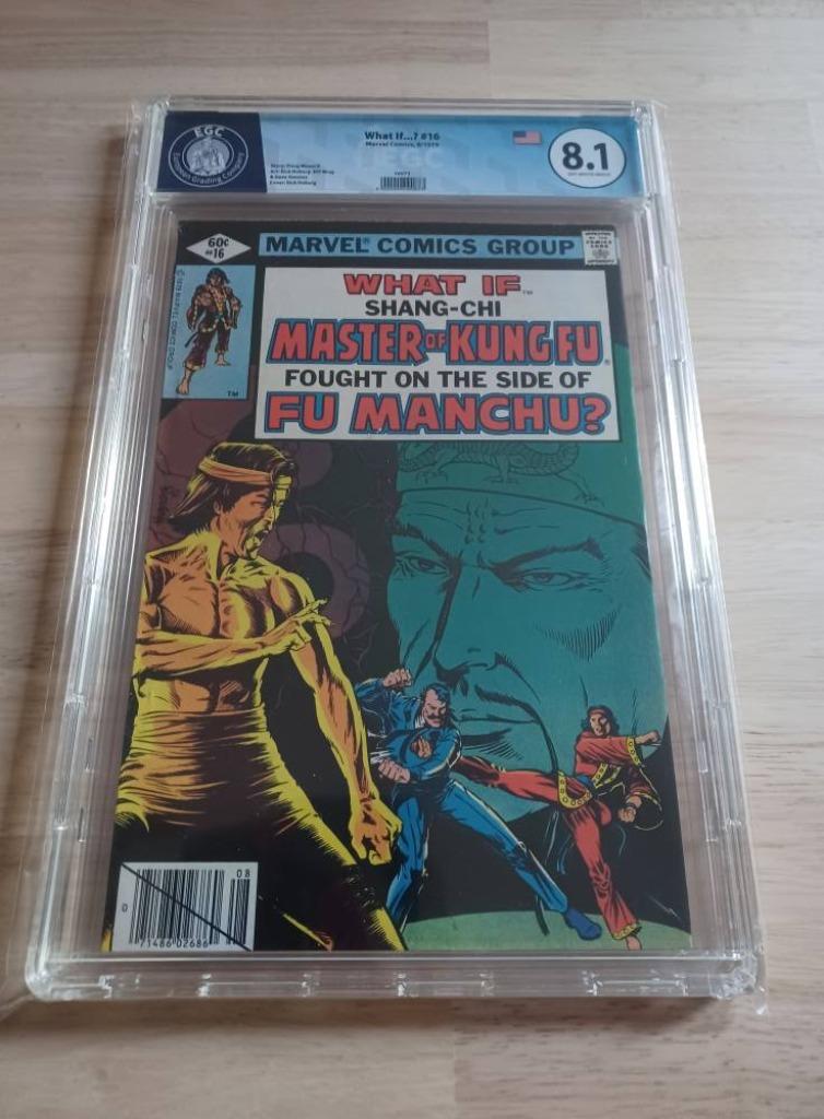 What if? Shang Chi Master of Kung Fu....1979 graded 8.1, Boeken, Eén comic, Nieuw, Ophalen of Verzenden, Amerika