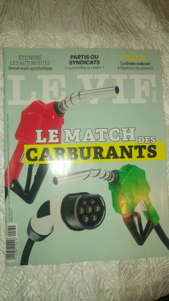 Revue reilure journal Le vif 29 septembre - 5 octobre 2022, Livres, Journaux & Revues, Enlèvement ou Envoi, Comme neuf, Journal