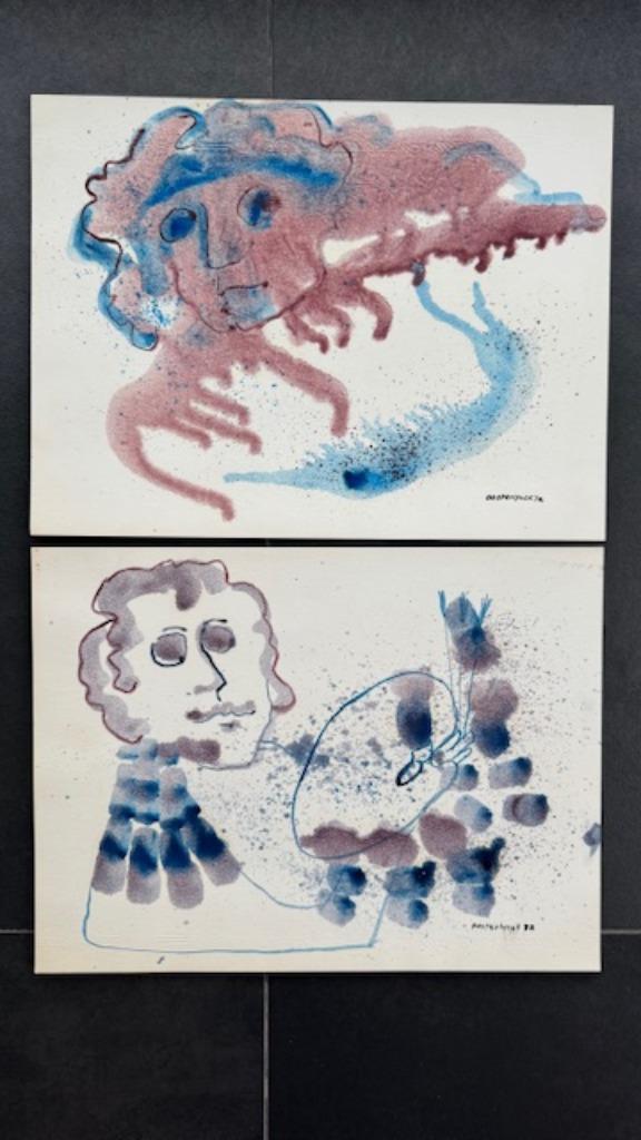2 petites peintures originales Jean Oosterlynck, Ophalen
