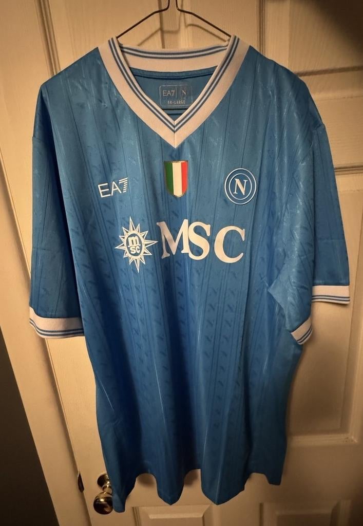 Napoli De Bruyne Voetbalshirt Origineel Nieuw 2025, Sport en Fitness, Voetbal, Verzenden, Zo goed als nieuw