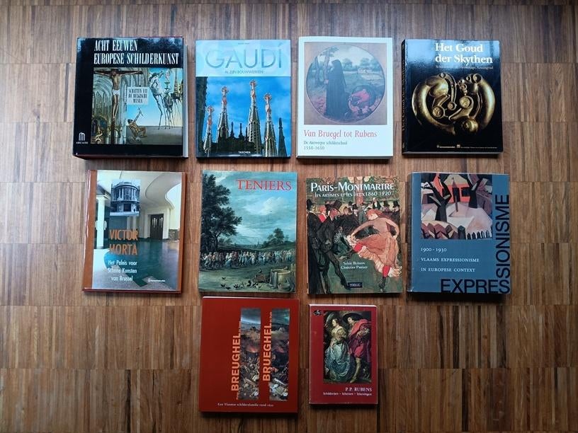 Lot kunstboeken in 1 koop, Ophalen of Verzenden, Zo goed als nieuw