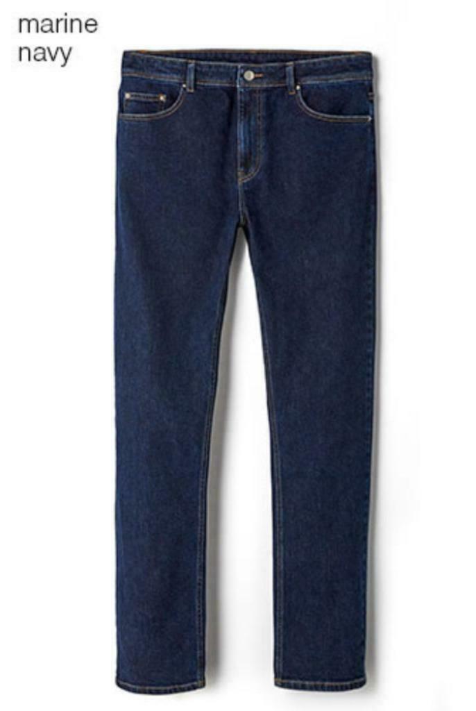 Jean 5 poches coupe droite "DAMART", Enlèvement ou Envoi, Neuf, Taille 48/50 (M), Bleu