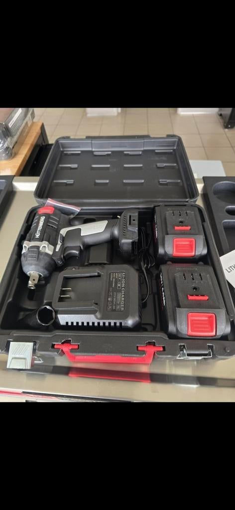 Slagmoersleutel + 2x accu + lader !!, Ophalen