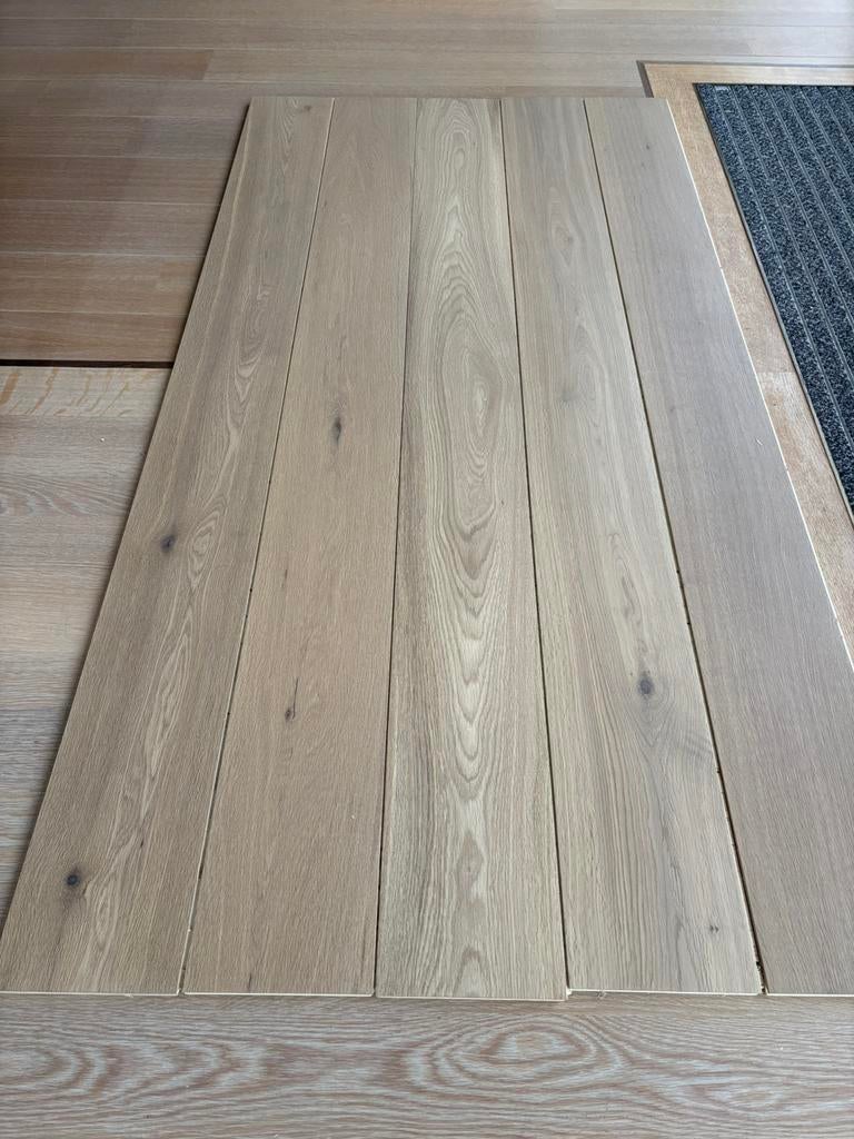 Parket + gratis Lijm, Bricolage & Construction, Planches & Dalles, Neuf, Parquet, Bois, Enlèvement