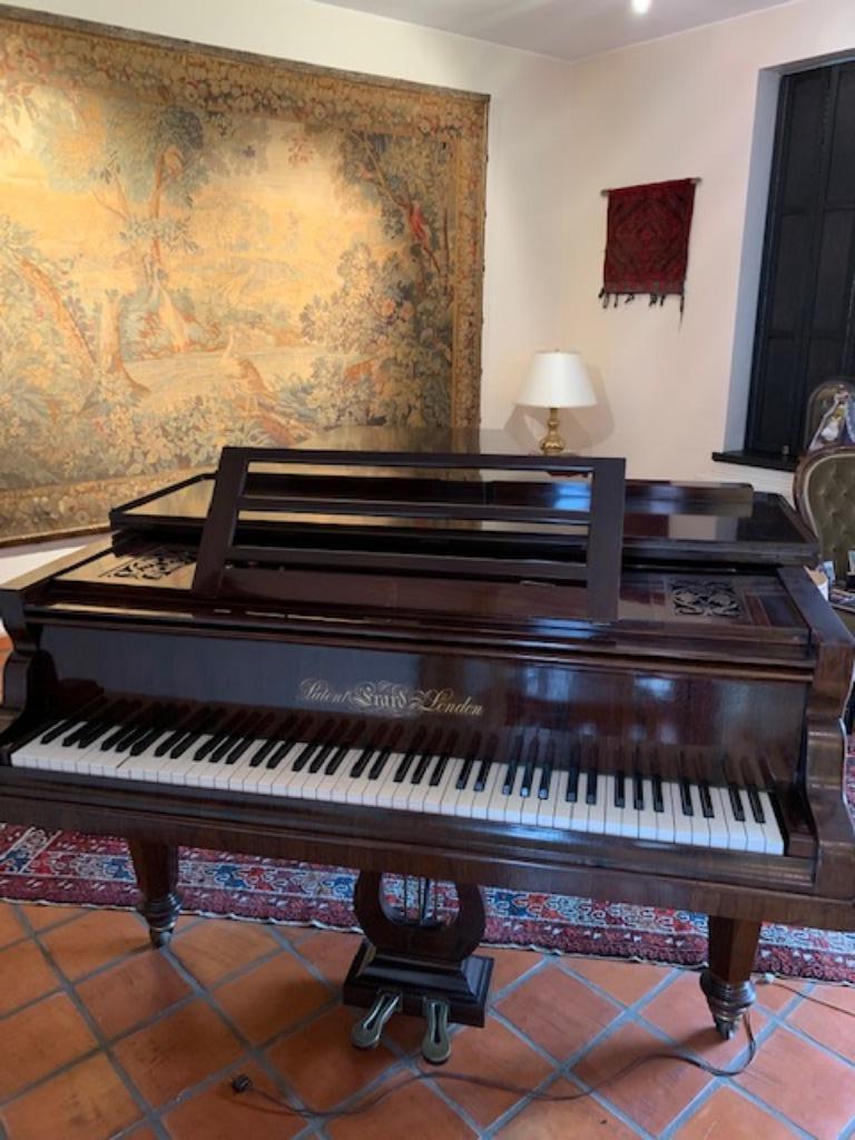 Antieke Erard vleugelpiano, Musique & Instruments, Pianos, Enlèvement, Utilisé, Brun, À queue