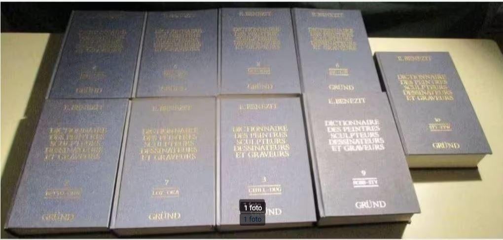 9 delig Dictionaire des Peintres - Benezit - Grund, Boeken, Ophalen of Verzenden, Zo goed als nieuw, Schilder- en Tekenkunst
