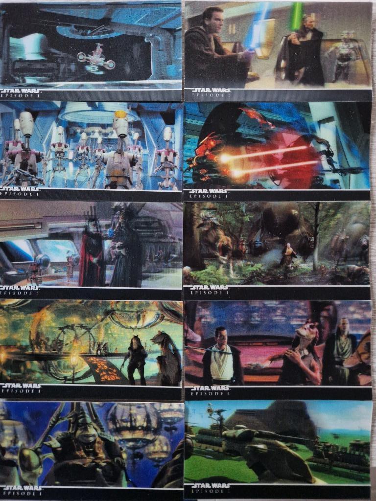 Star Wars Topps Trading cards Set complet Episode 1 3DI The, Enlèvement ou Envoi, Comme neuf, Autres types