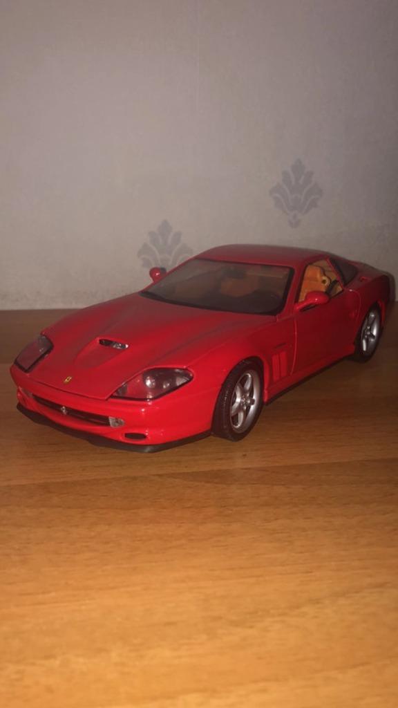 Ferrari 550 Maranello Maisto 1/18, Hobby & Loisirs créatifs, Voitures miniatures | 1:18, Enlèvement ou Envoi, Comme neuf, Voiture