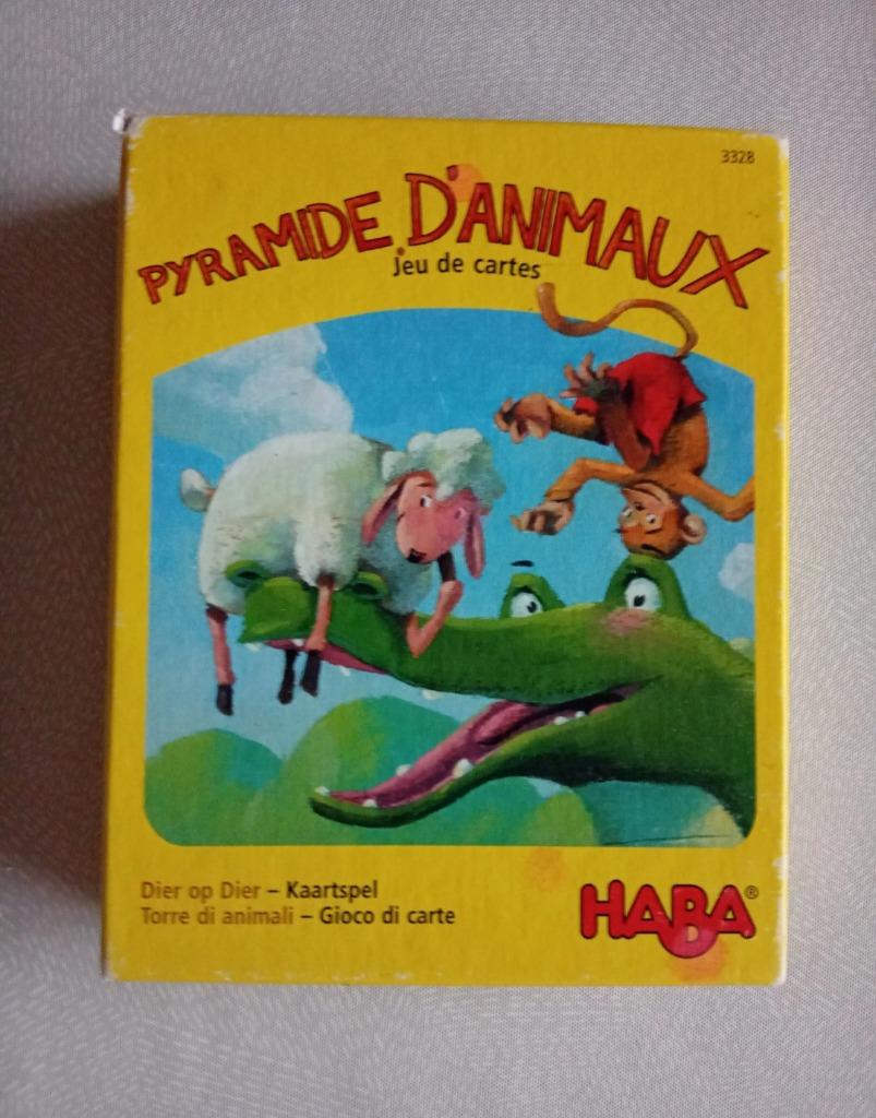 Kaartspel Pyramide d'animaux Haba, Enlèvement ou Envoi, Utilisé, HABA