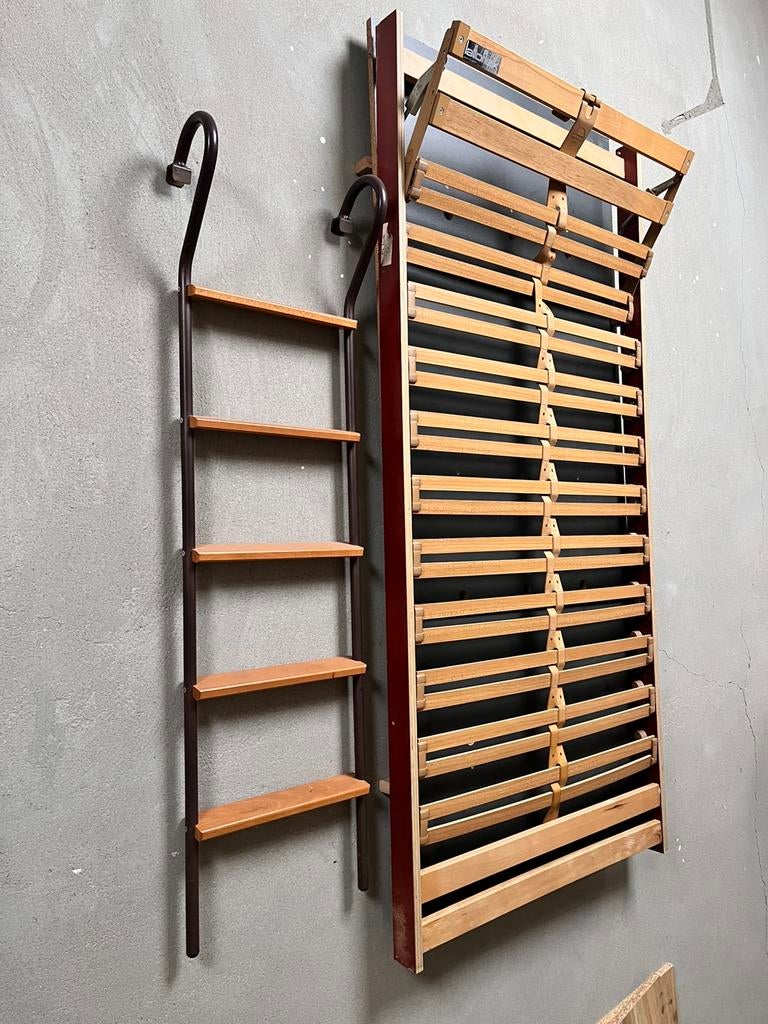 Hoogslaper met 2 kasten voorzien van telkens 3 deuren, Kinderen en Baby's, Kinderkamer | Stapelbedden en Hoogslapers, Ophalen